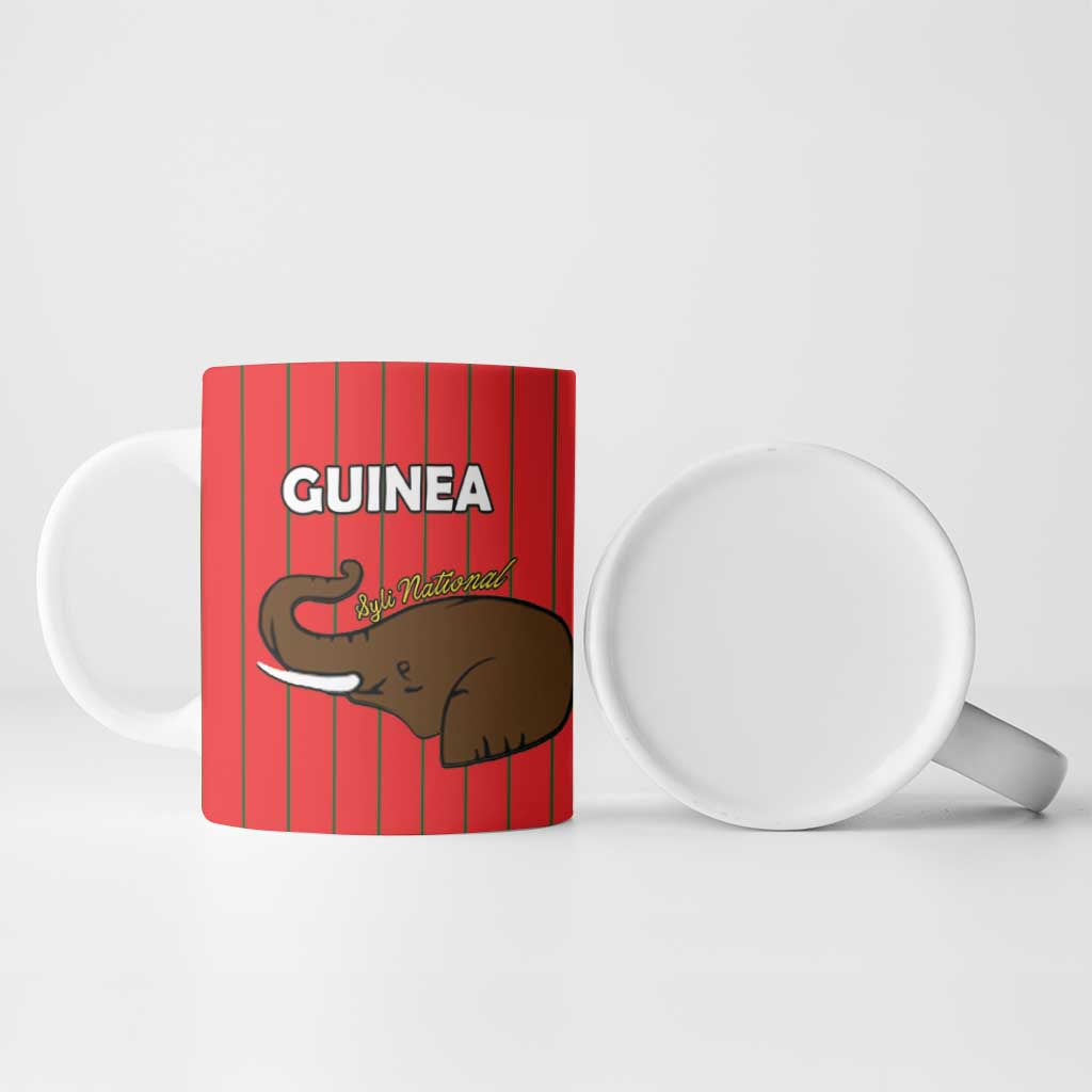 Custom Guinea Football Ceramic Mug Allez Syli National