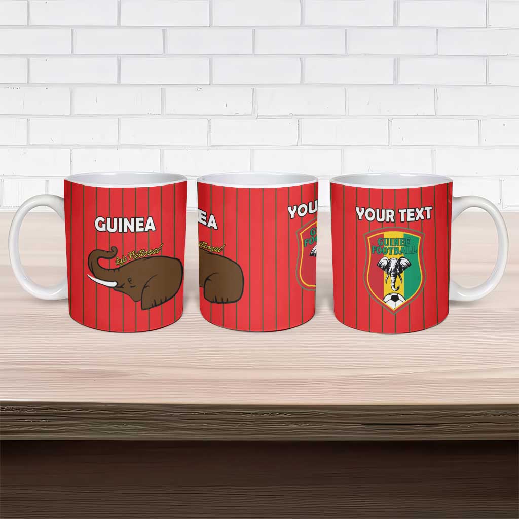 Custom Guinea Football Ceramic Mug Allez Syli National