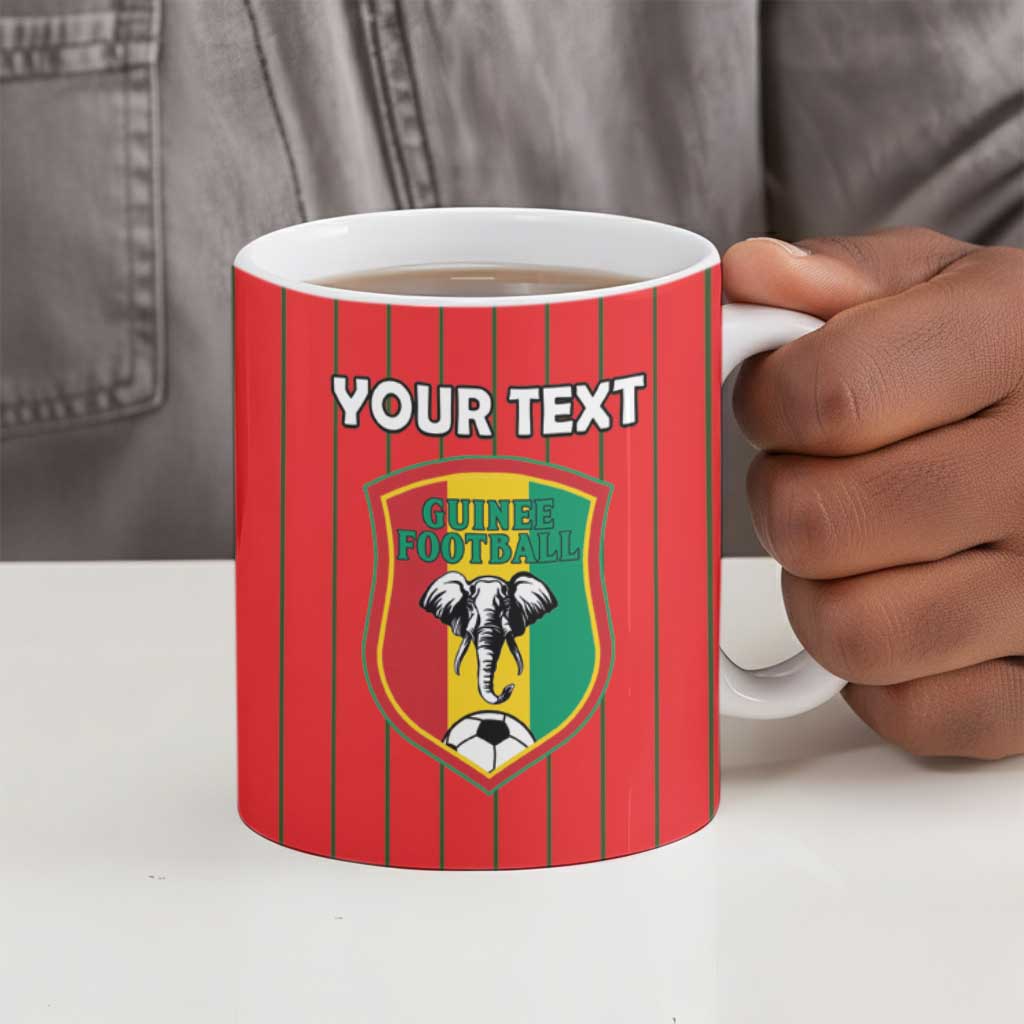 Custom Guinea Football Ceramic Mug Allez Syli National