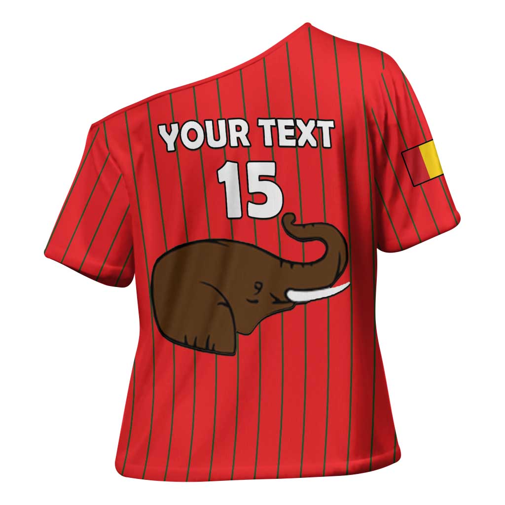 Custom Guinea Football Cross Shoulder Shirt Allez Syli National