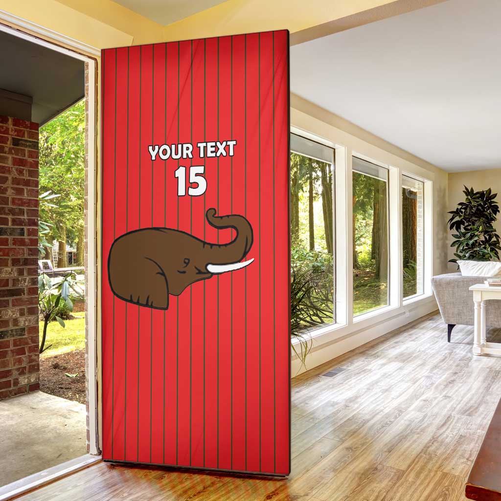 Custom Guinea Football Door Cover Allez Syli National