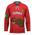 Custom Guinea Football Hockey Jersey Allez Syli National