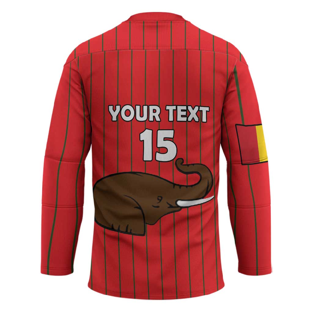 Custom Guinea Football Hockey Jersey Allez Syli National
