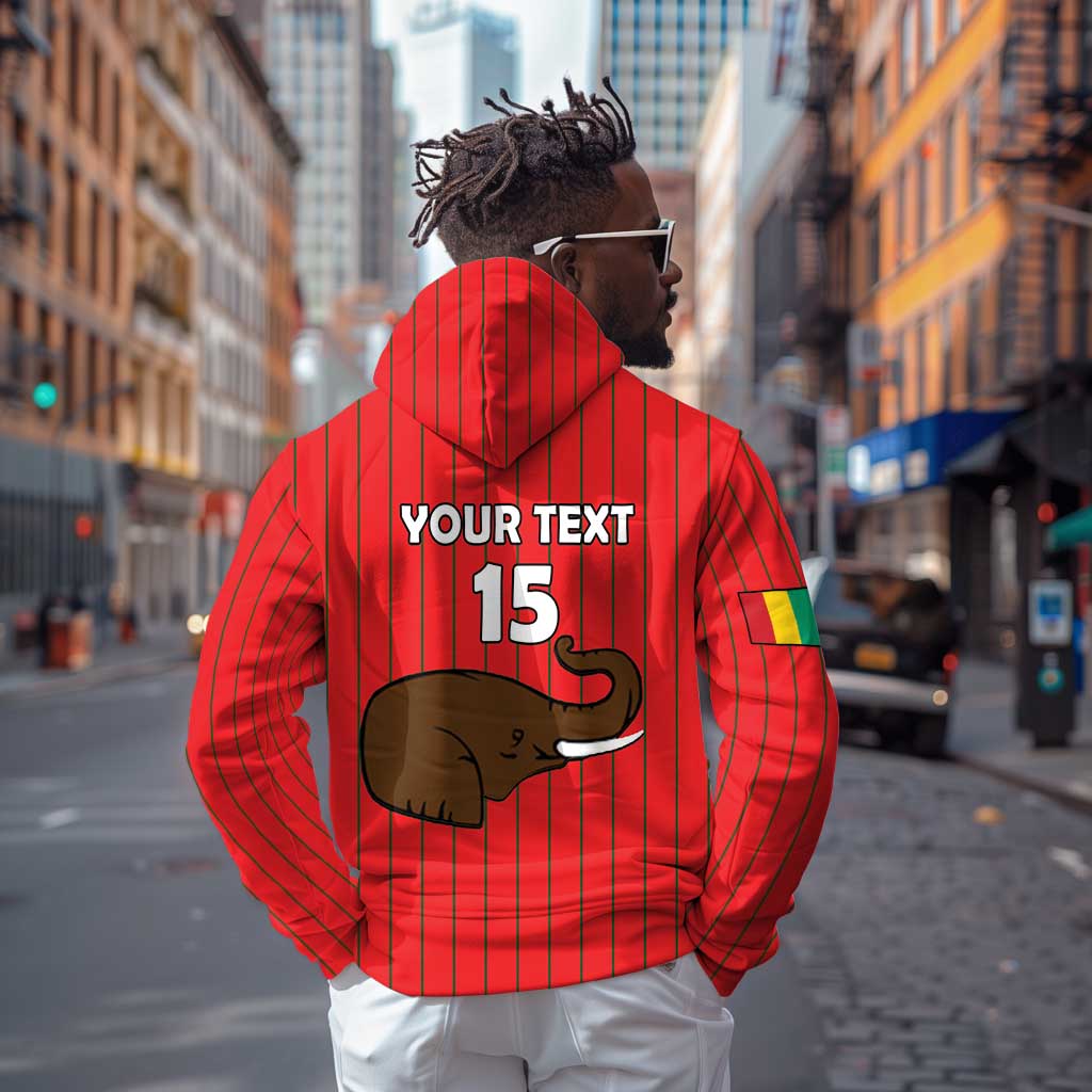 Guinea Football Custom Hoodie Allez Syli National - African Pride