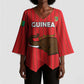 Custom Guinea Football Kimono Sleeve Blouse Allez Syli National