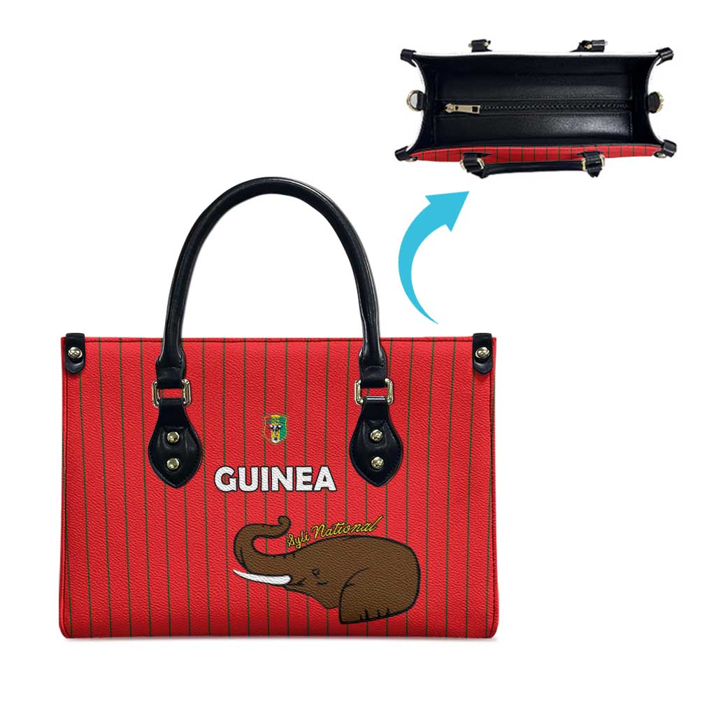 Guinea Football Leather Bag Allez Syli National