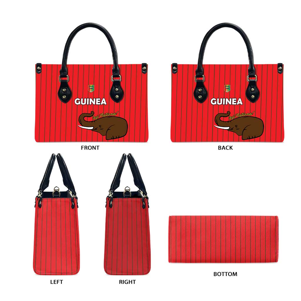Guinea Football Leather Bag Allez Syli National