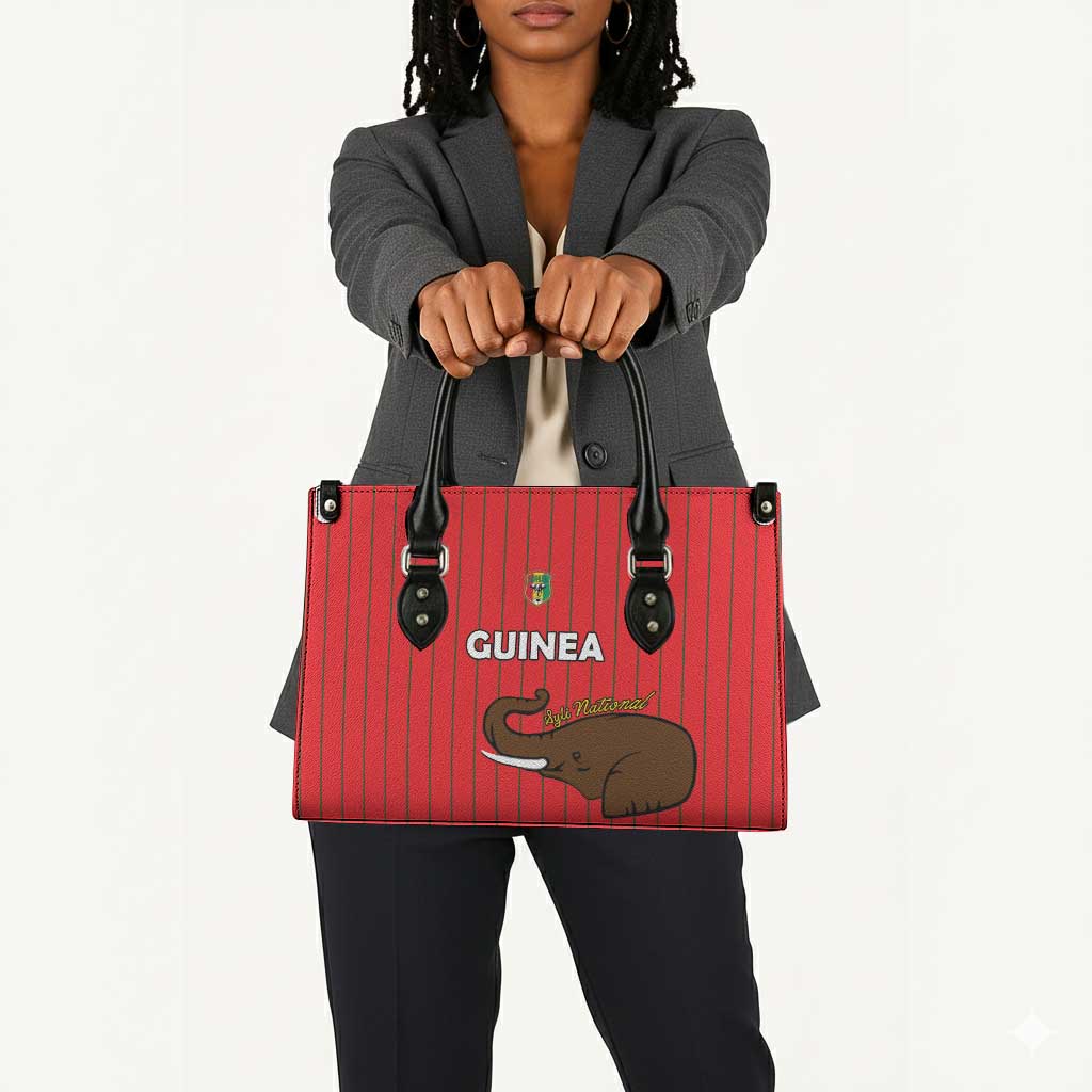 Guinea Football Leather Bag Allez Syli National