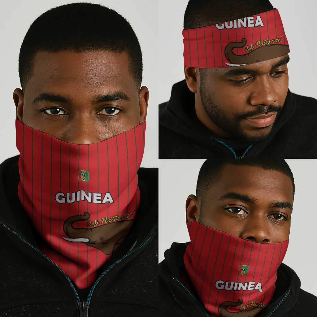 Guinea Football Neck Gaiter Allez Syli National - African Pride