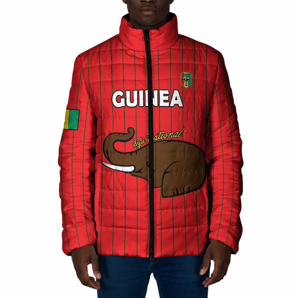 Custom Guinea Football Padded Jacket Allez Syli National