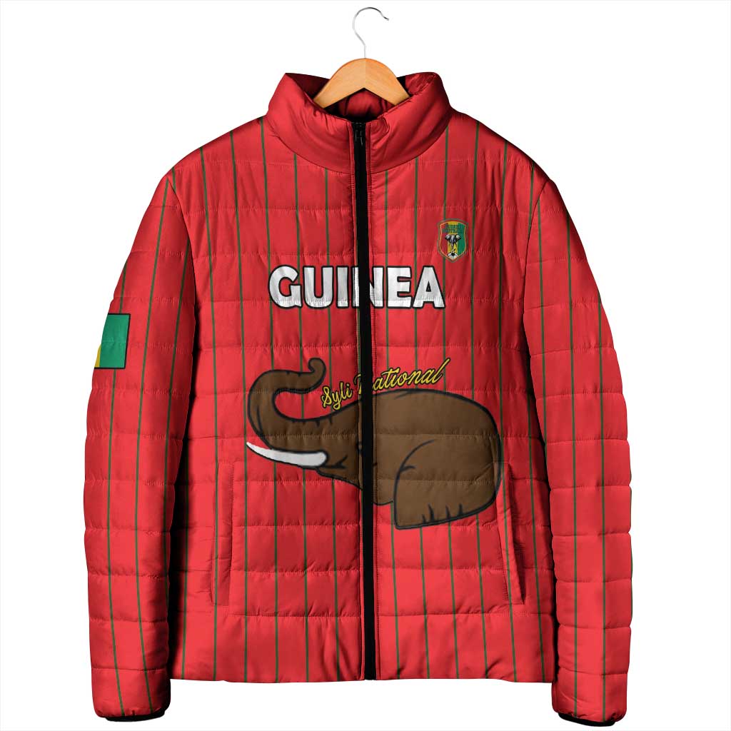 Custom Guinea Football Padded Jacket Allez Syli National