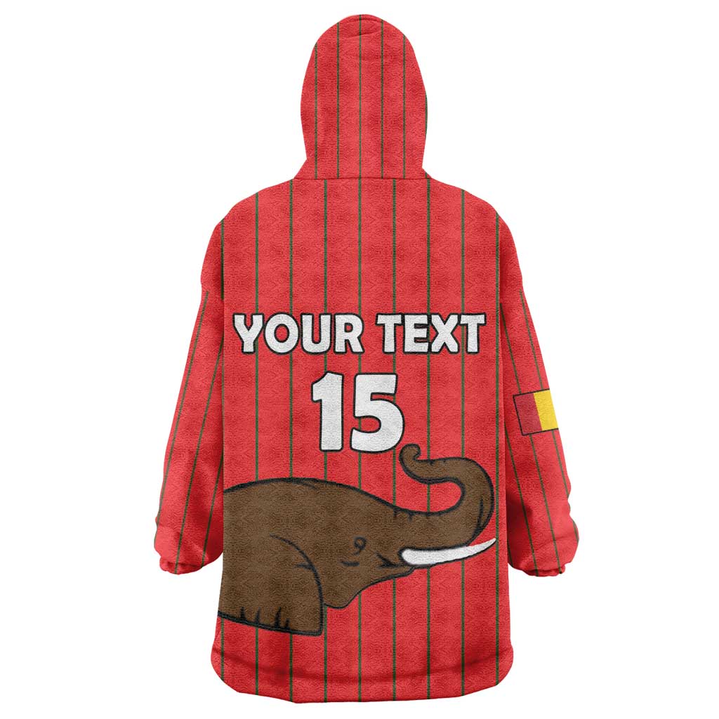 Guinea Football Custom Wearable Blanket Hoodie Allez Syli National - African Pride