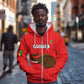 Guinea Football Custom Zip Hoodie Allez Syli National - African Pride