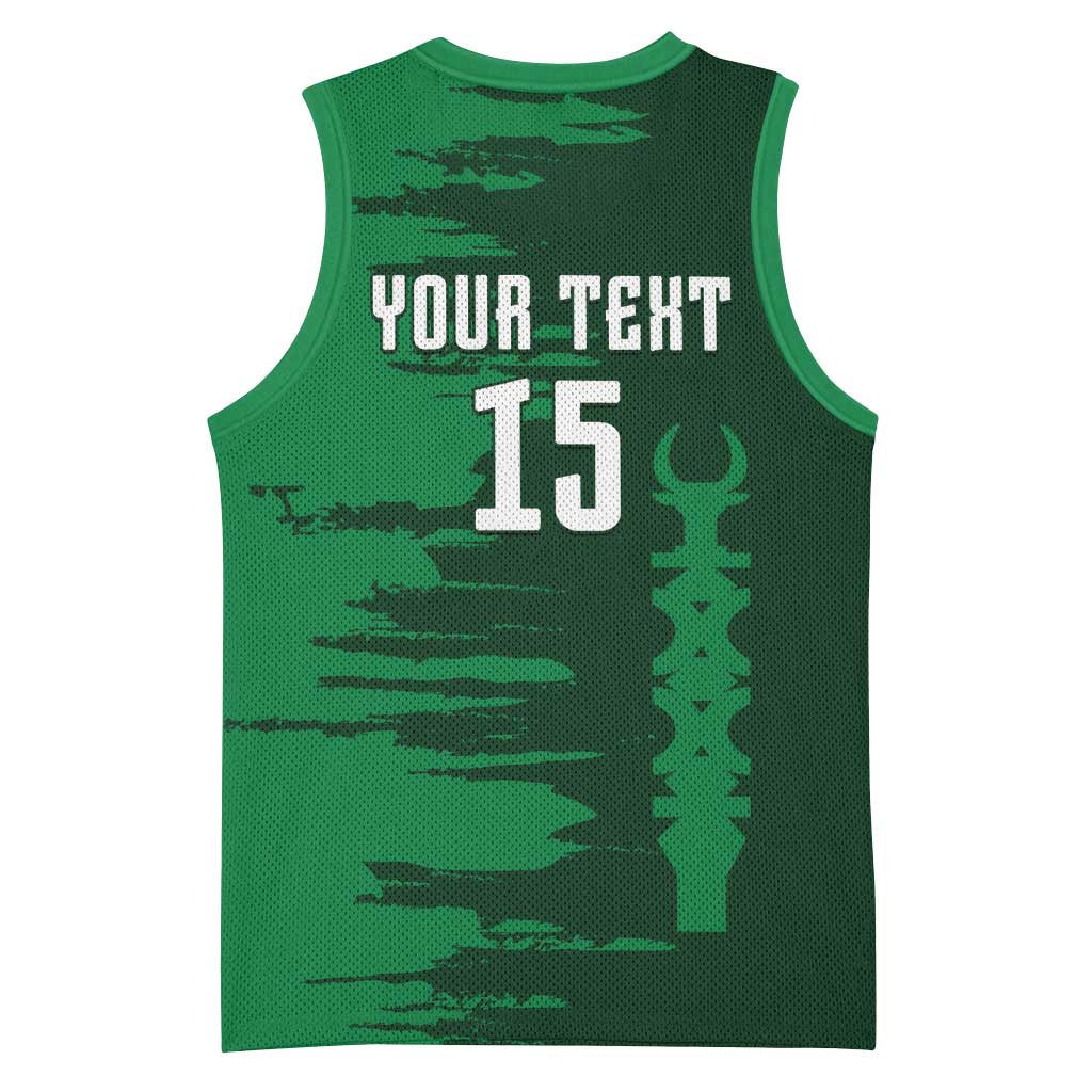 Madagascar Football Custom Basketball Jersey Go Champions LT15