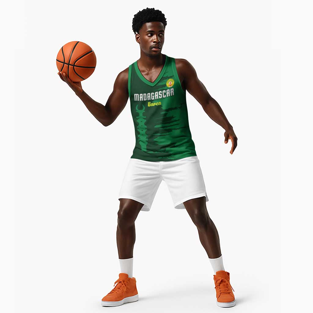 Madagascar Football Custom Basketball Jersey Go Champions LT15