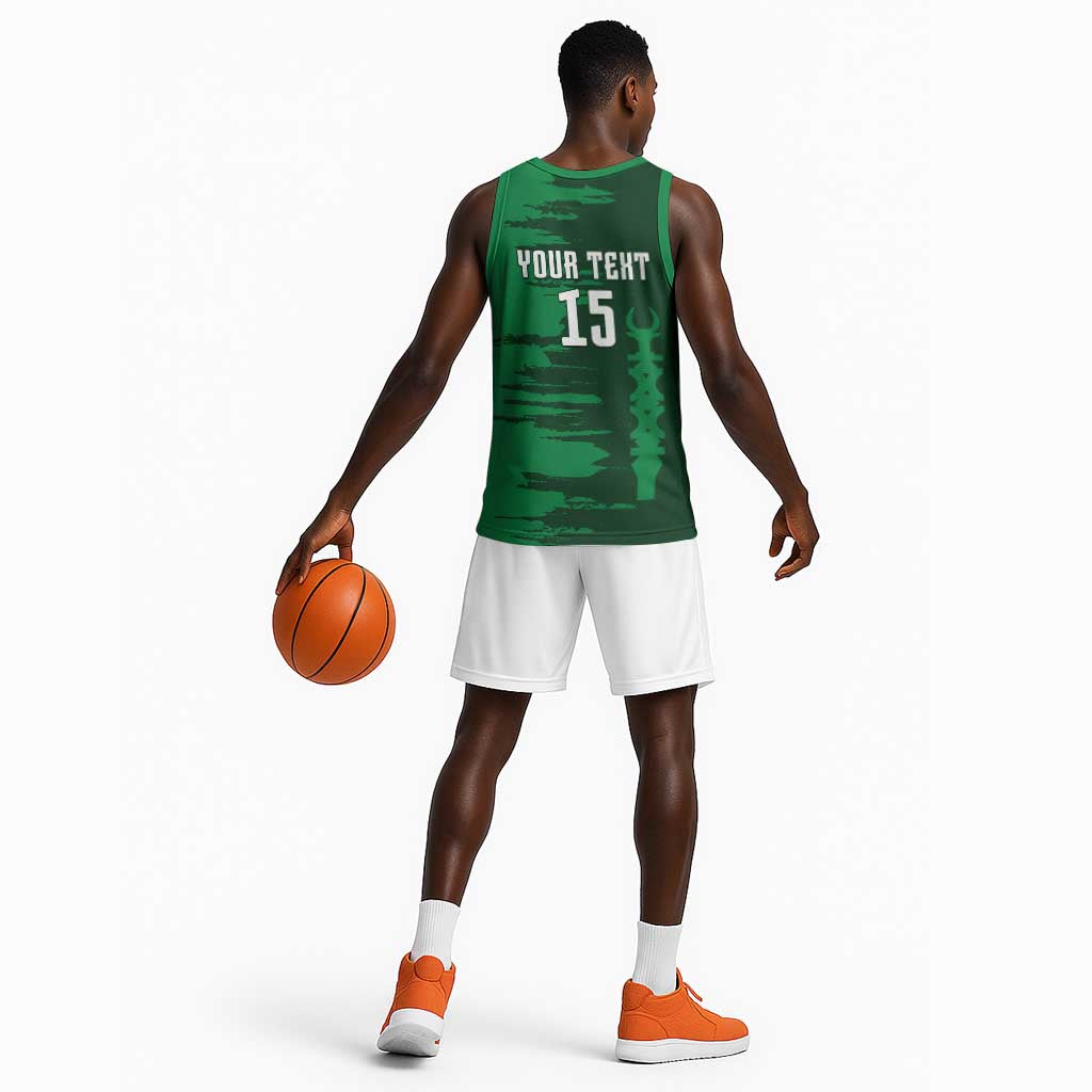 Madagascar Football Custom Basketball Jersey Go Champions LT15