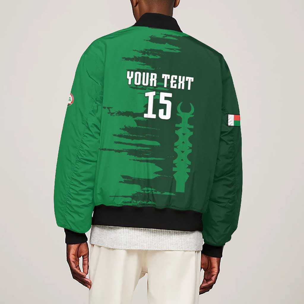 Madagascar Football Custom Bomber Jacket Go Champions - African Pride