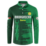 Custom Madagascar Football Button Sweatshirt Go Barea