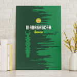Madagascar Football Canvas Wall Art Go Champions - African Pride