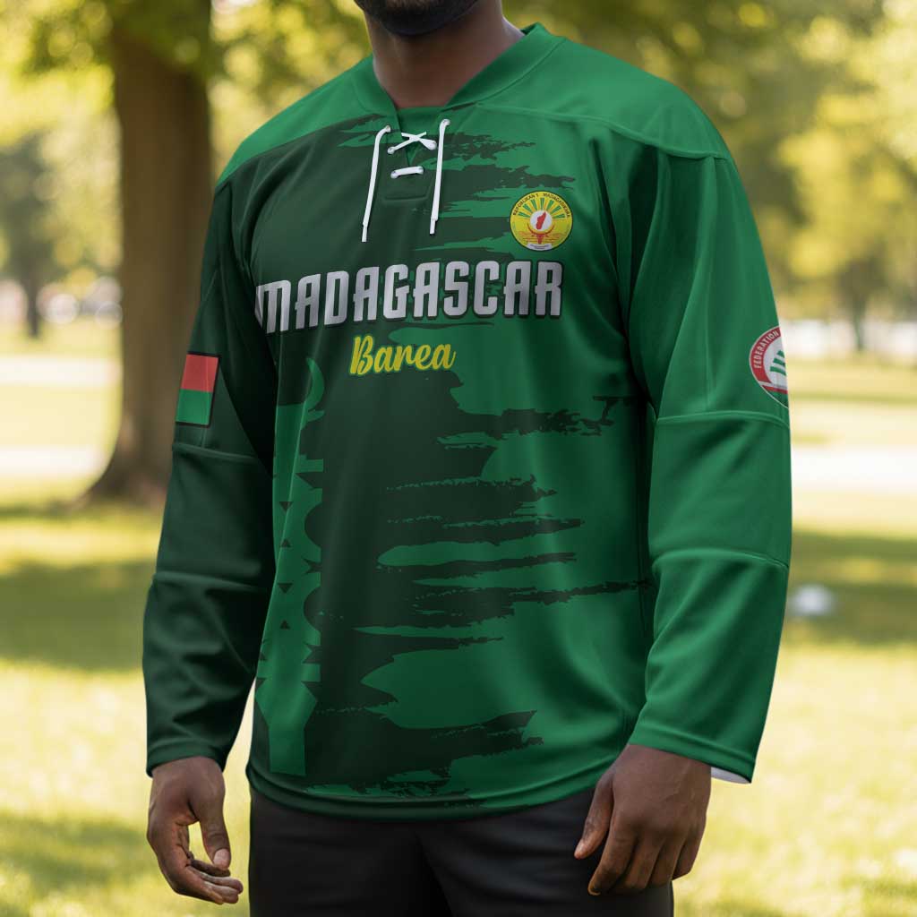 Custom Madagascar Football Hockey Jersey Go Barea