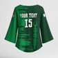 Custom Madagascar Football Kimono Sleeve Blouse Go Barea