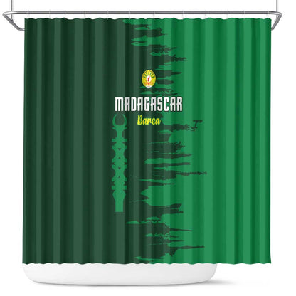 Madagascar Football Shower Curtain Go Champions - African Pride