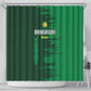 Madagascar Football Shower Curtain Go Champions - African Pride
