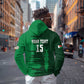 Madagascar Football Custom Zip Hoodie Go Champions - African Pride