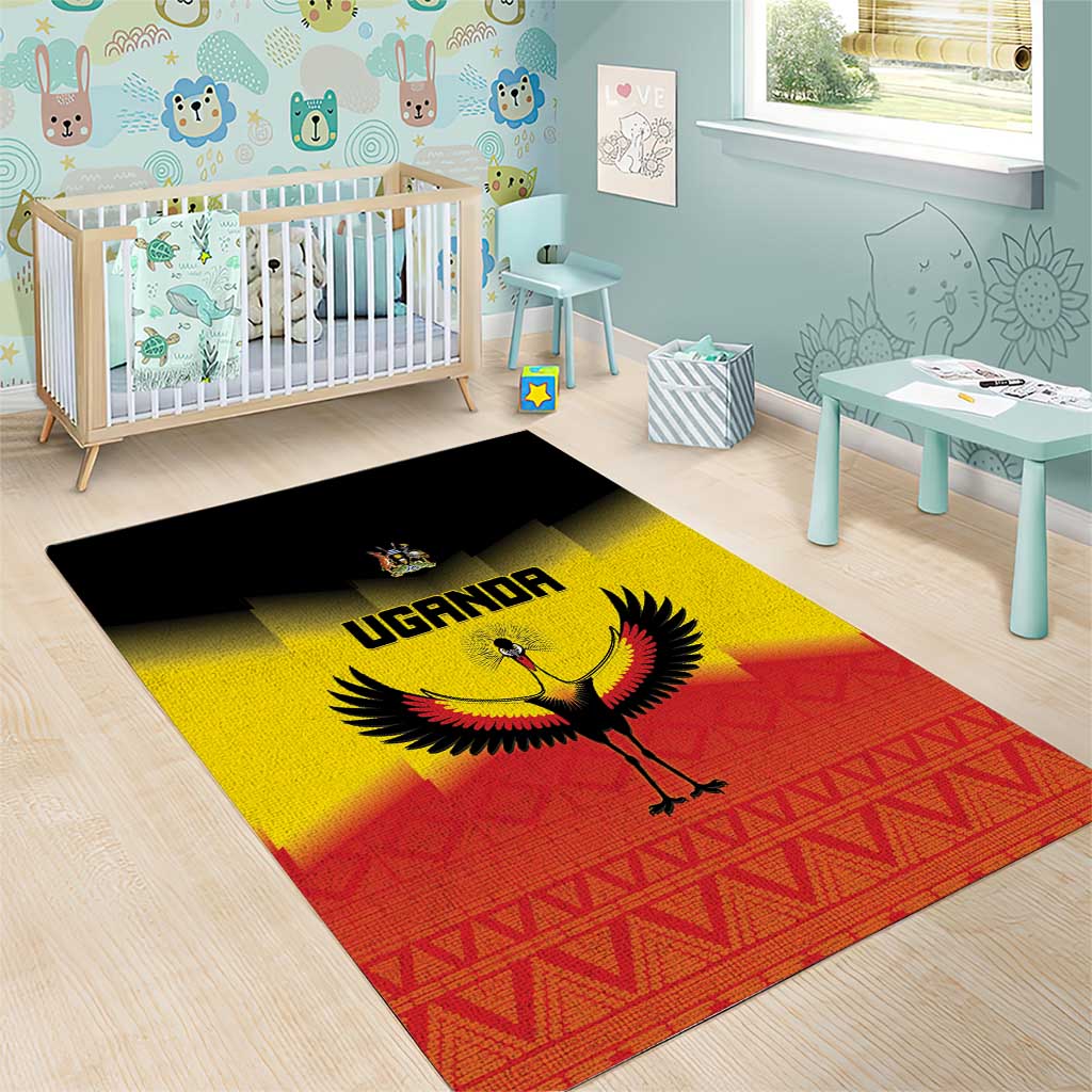 Uganda Football Area Rug Go Champions - African Pride