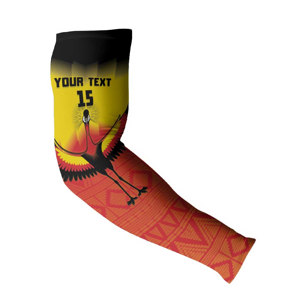 Custom Uganda Football Arm Sleeves Go Cranes Go