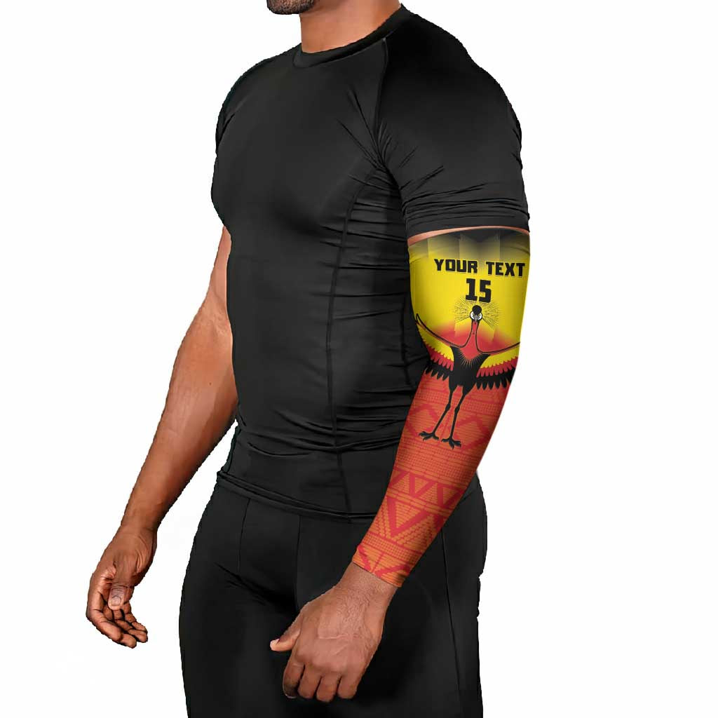 Custom Uganda Football Arm Sleeves Go Cranes Go