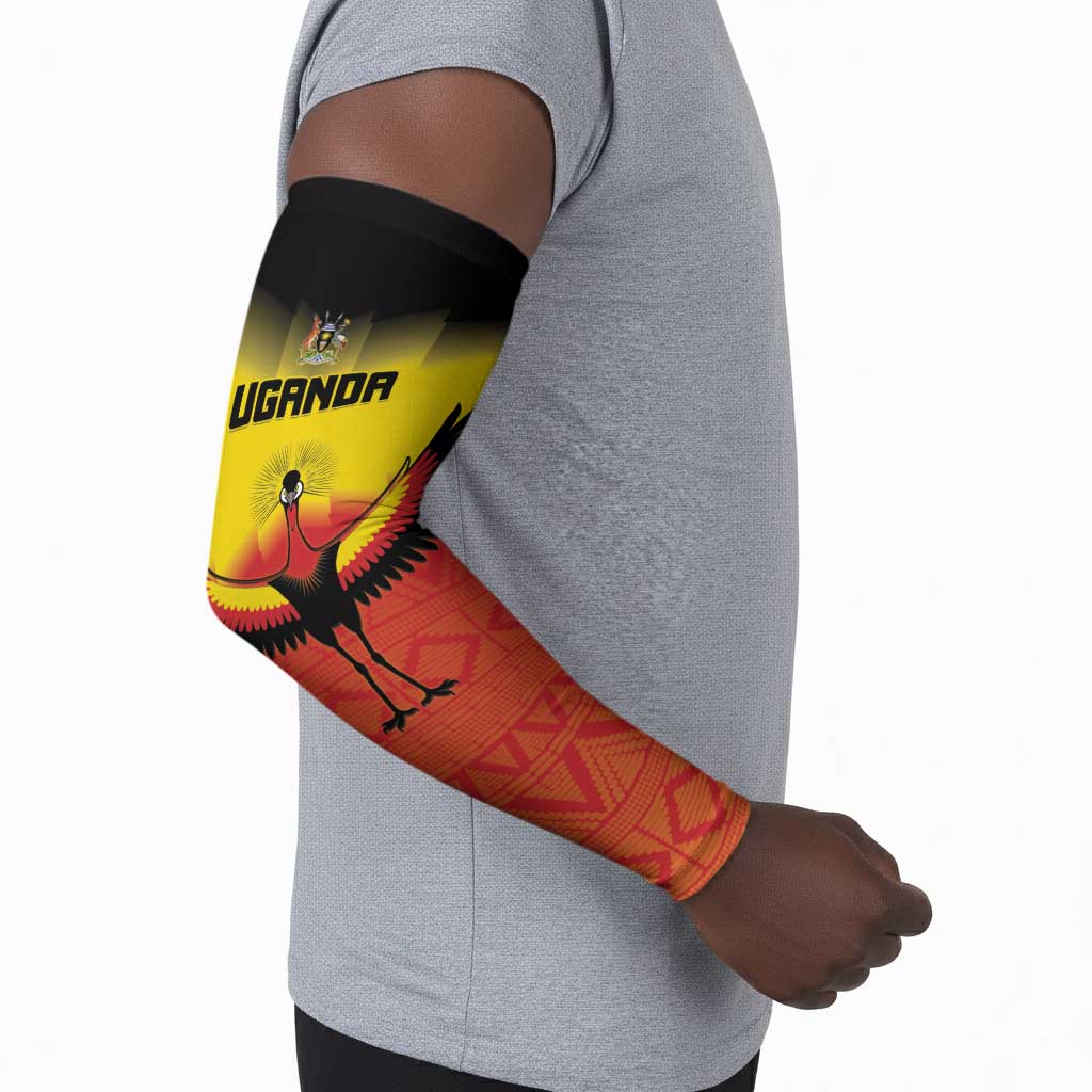 Custom Uganda Football Arm Sleeves Go Cranes Go