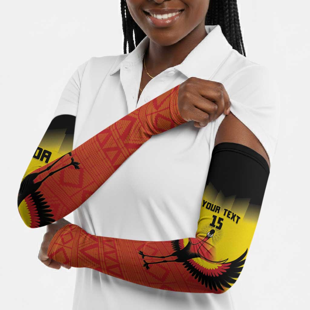 Custom Uganda Football Arm Sleeves Go Cranes Go