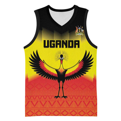 Uganda Football Custom Basketball Jersey Go Champions LT15