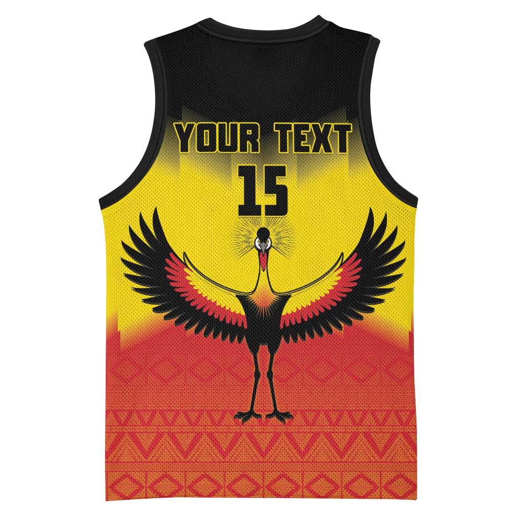 Uganda Football Custom Basketball Jersey Go Champions LT15
