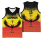 Uganda Football Custom Basketball Jersey Go Champions LT15