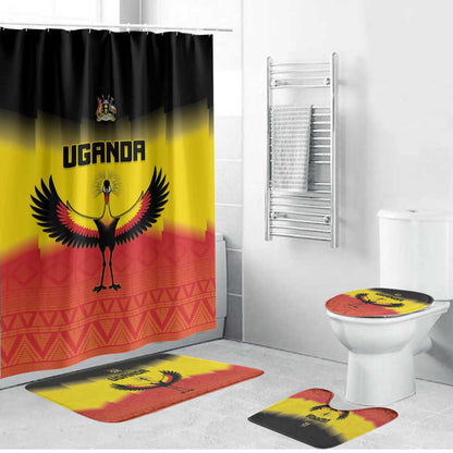 Uganda Football Bathroom Set Go Cranes Go