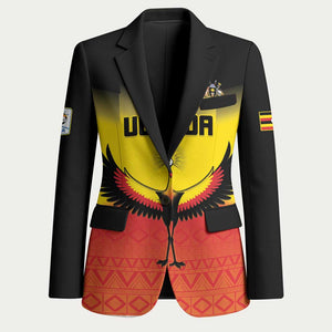 Custom Uganda Football Blazer Go Cranes Go