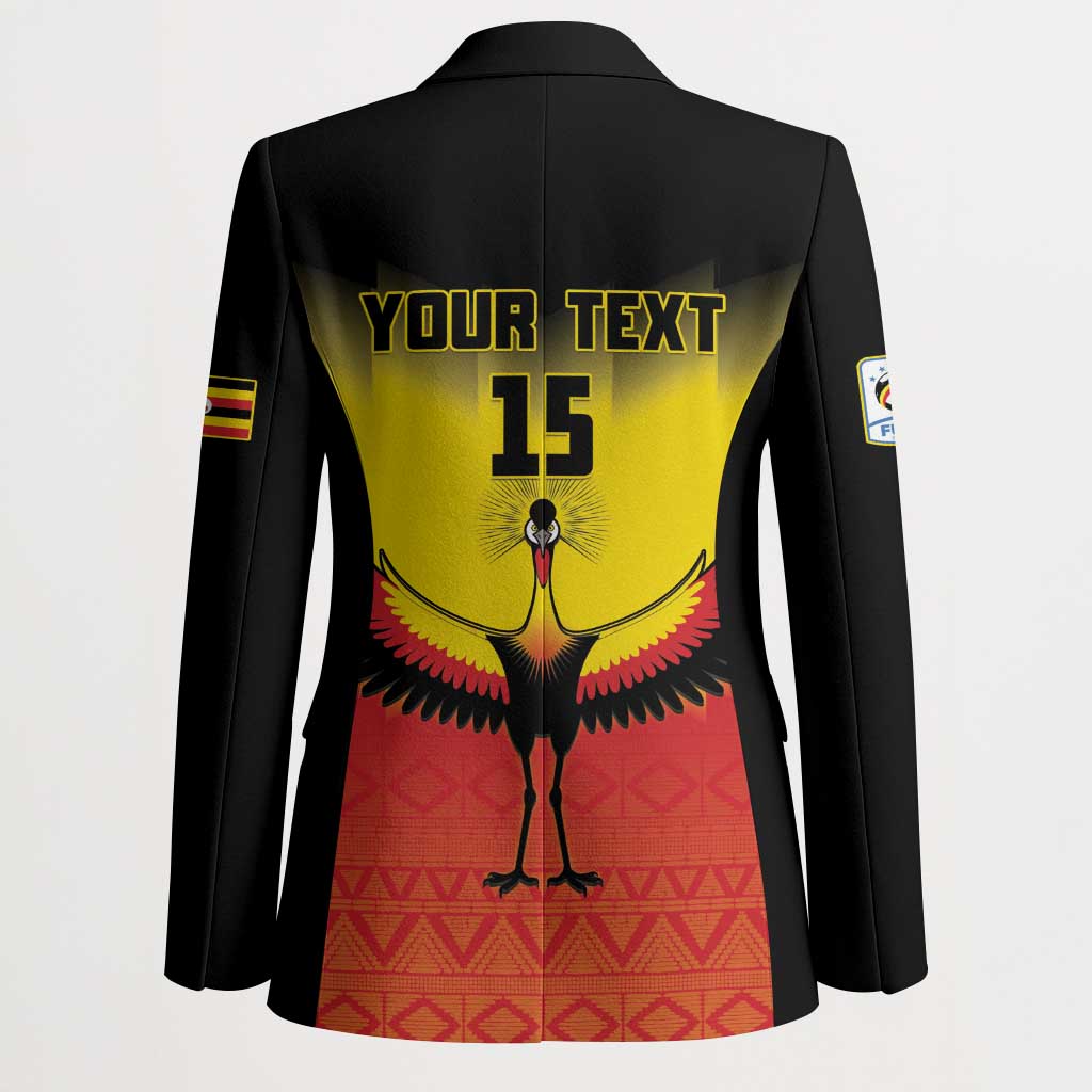 Custom Uganda Football Blazer Go Cranes Go