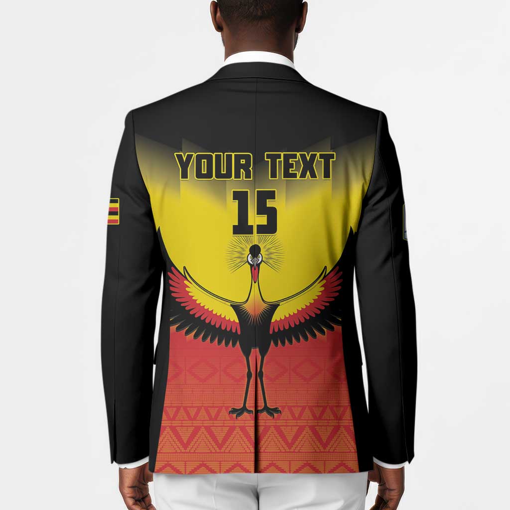 Custom Uganda Football Blazer Go Cranes Go