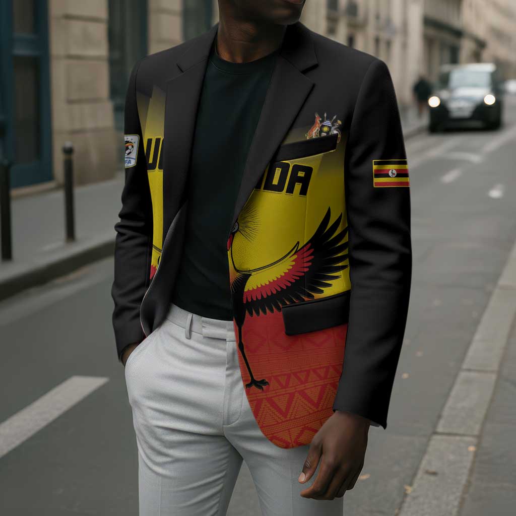 Custom Uganda Football Blazer Go Cranes Go