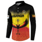 Custom Uganda Football Button Sweatshirt Go Cranes Go