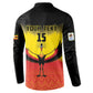 Custom Uganda Football Button Sweatshirt Go Cranes Go
