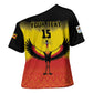 Custom Uganda Football Cross Shoulder Shirt Go Cranes Go