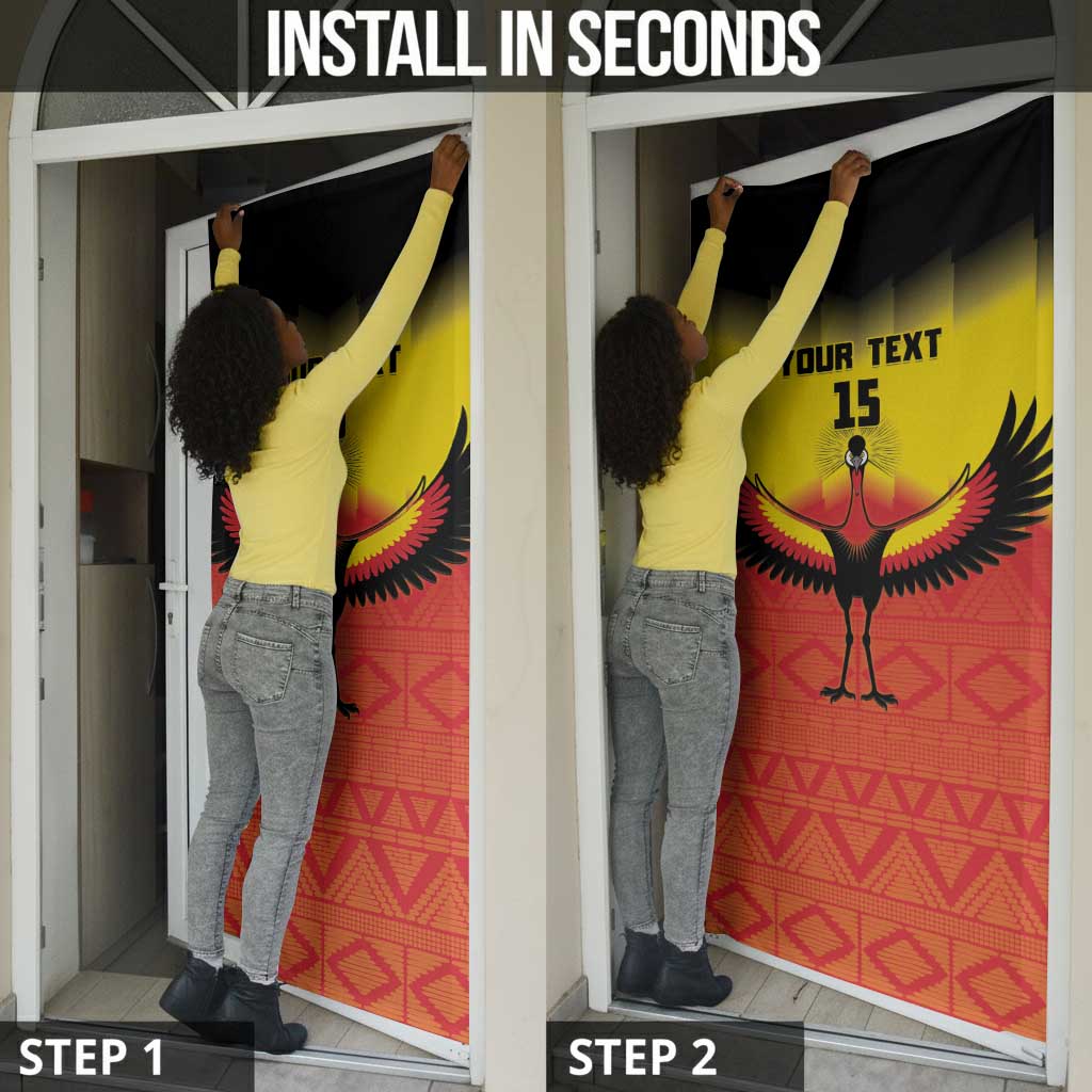Custom Uganda Football Door Cover Go Cranes Go