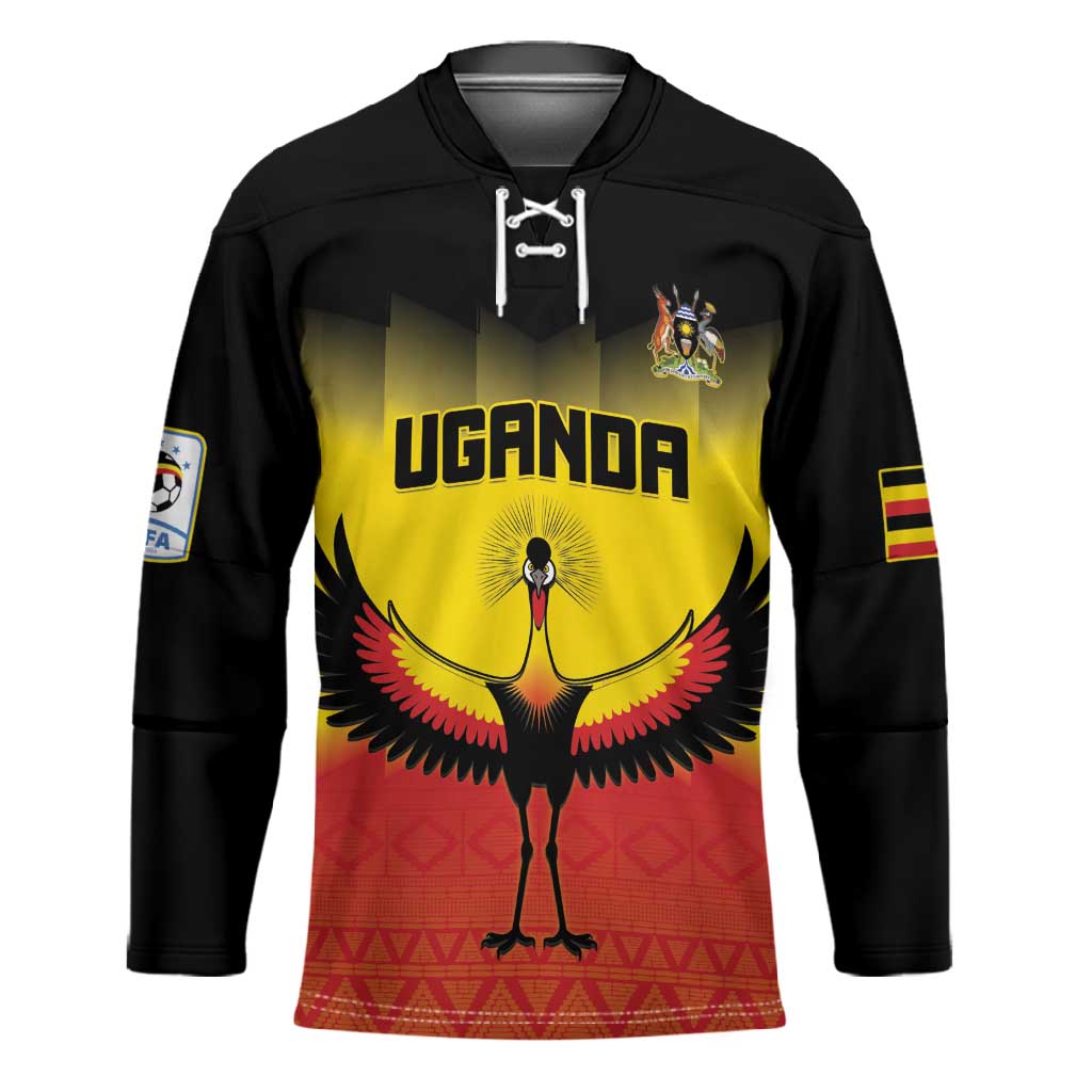 Custom Uganda Football Hockey Jersey Go Cranes Go