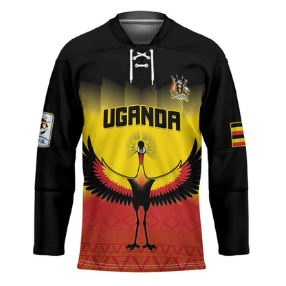 Custom Uganda Football Hockey Jersey Go Cranes Go