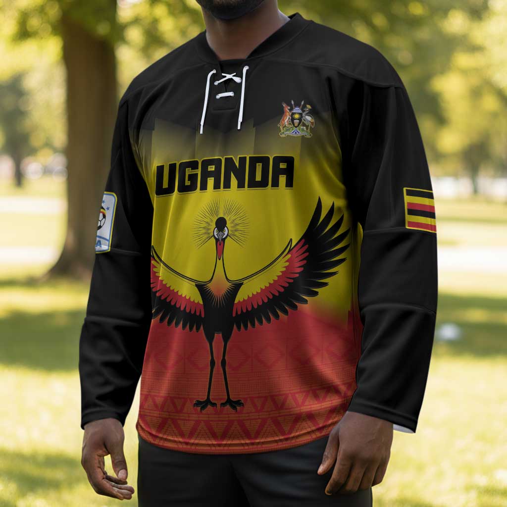Custom Uganda Football Hockey Jersey Go Cranes Go