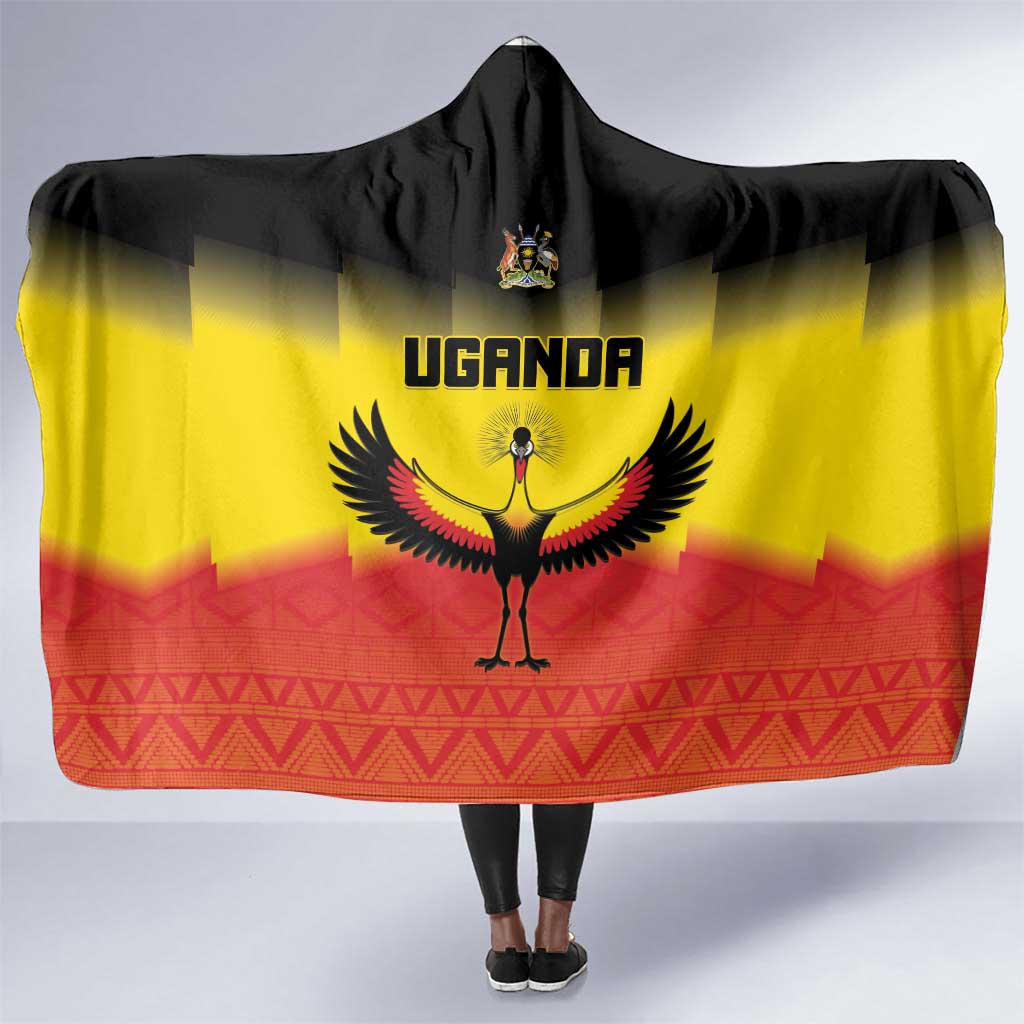 Uganda Football Hooded Blanket Go Champions - African Pride