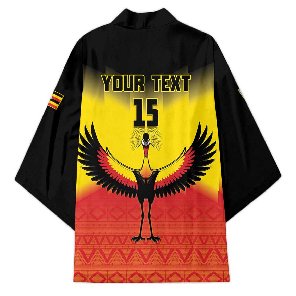Custom Uganda Football Kimono Go Cranes Go